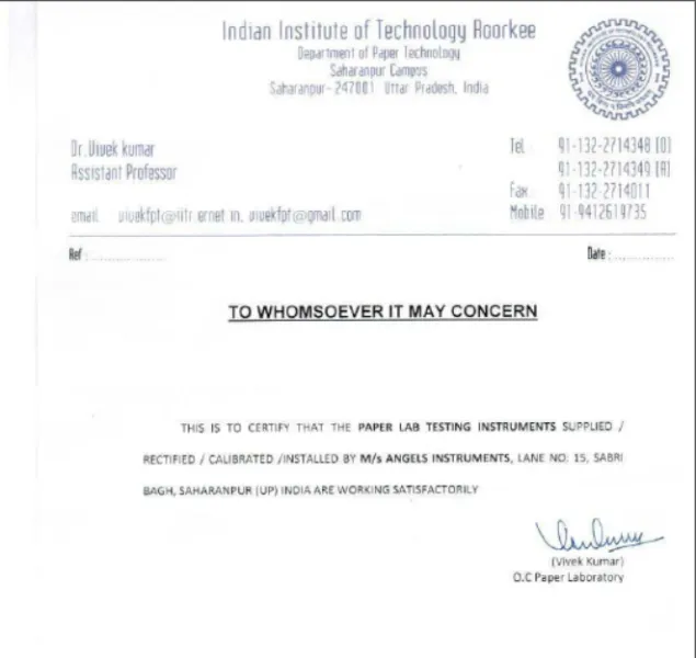 IIT Roorkee Certificate